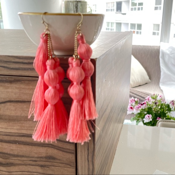 Pink Earrings - Picture 2 of 2